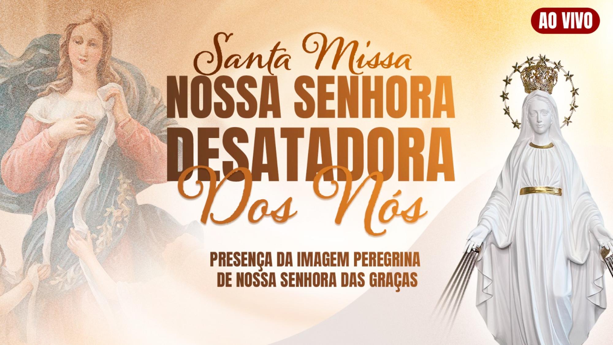 MISSA COM A PRESENÇA DA IMAGEM PEREGRINA DE NOSSA SRA. DAS GRAÇAS 